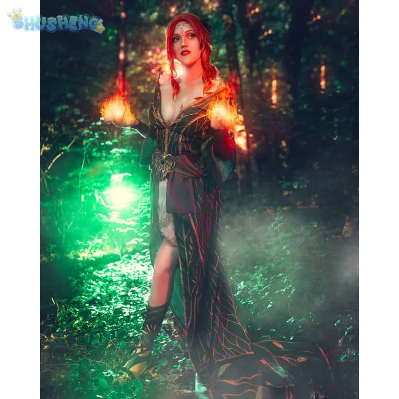 Jeu Witcher 3: Interface Overdose Trd'appareils Merigold Cosplay Costume pour femme
