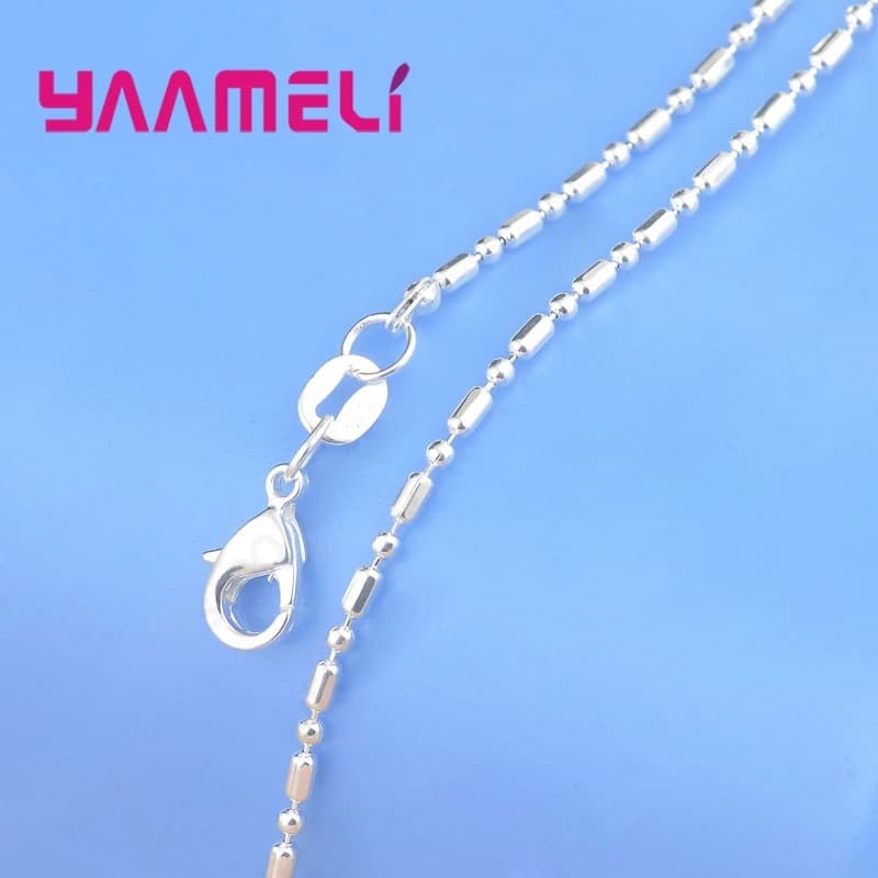 Grande vente échantillon commande 20 pièces mélange 20 Styles 18 "véritable 925 argent Sterling couleur lien collier ensemble chaînes + fermoirs à homard