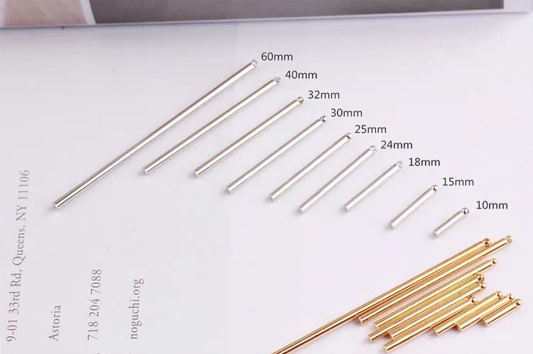 Boucles d'oreilles à pendentif unique cylindrique en cuivre