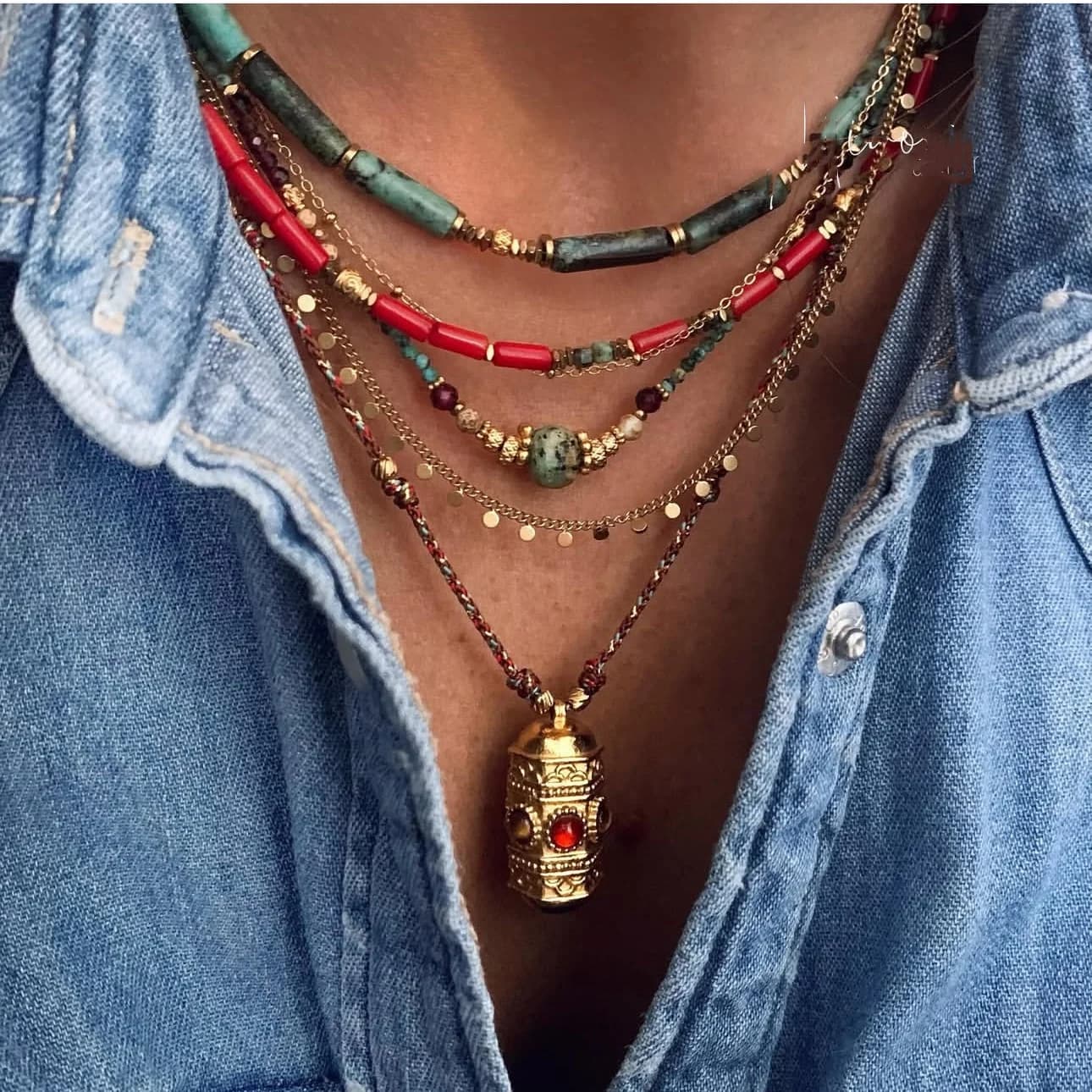 Collier de mode personnalisé populaire européen et américain