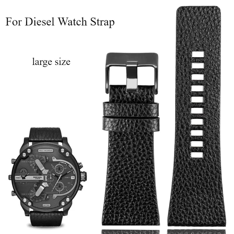 Bracelet de montre en cuir véritable haut de gamme pour montre Diesel, bracelet étanche en cuir de vachette, série friday, Dz4323, Dz4318, Dz4329, 24mm, 26mm, 28mm, 30mm, 32mm
