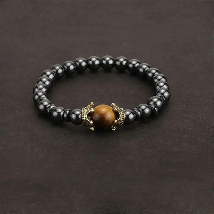 Bracelets en pierre naturelle pour hommes