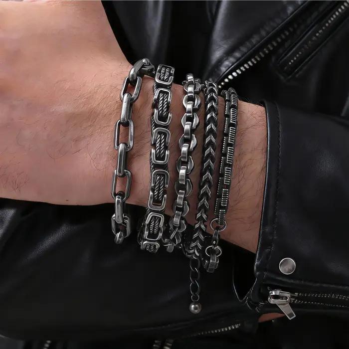 Bracelets byzantins épais pour hommes