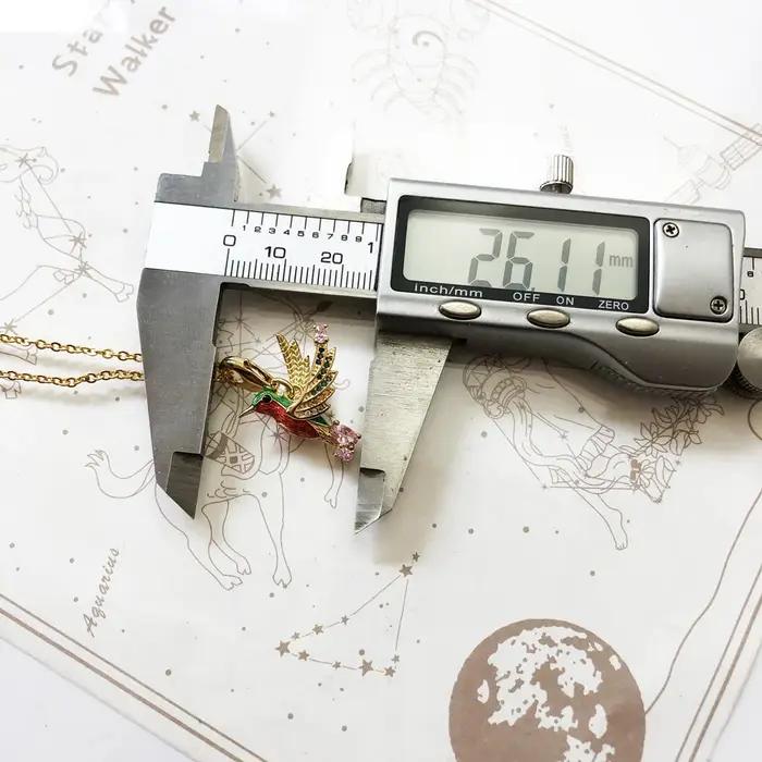 Collier colibris coloré