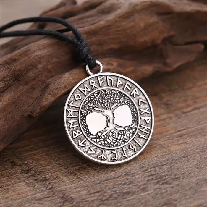 Teamer–collier homme collier rond Wicca pour hommes