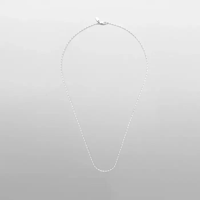 Collier en acier inoxydable ELANDIS avec finition plaquée or pour homme, chaîne simple, design géométrique, adapté aux différentes occasions