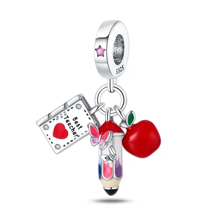 Breloque plaquée argent 925