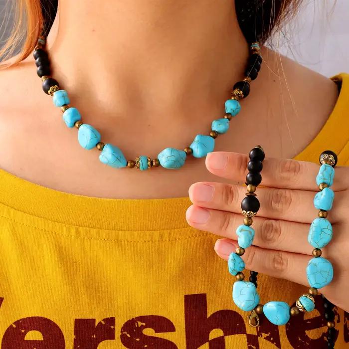 Collier Turquoise pour hommes