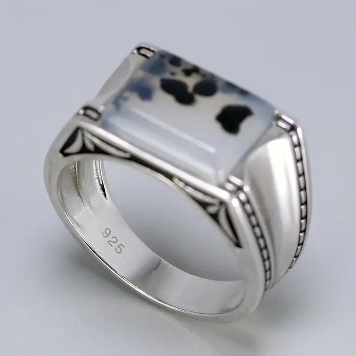 Bague en argent massif 925 pour homme