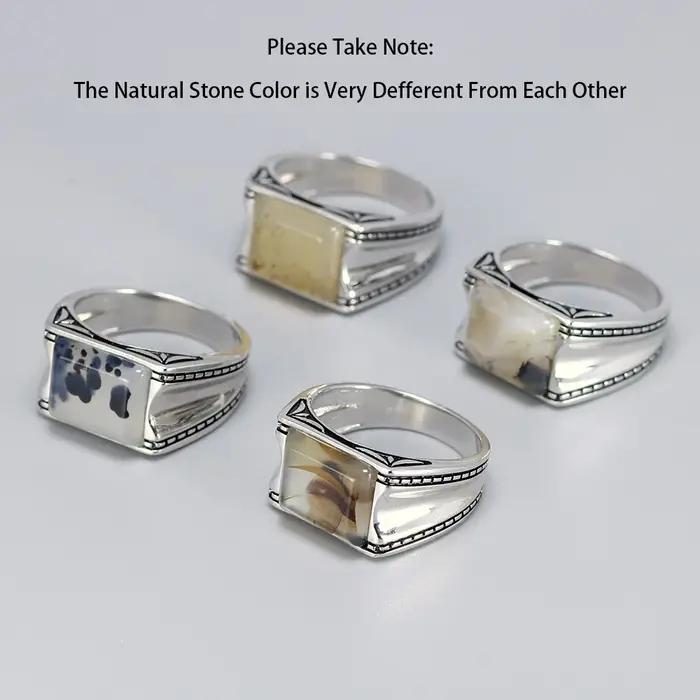 Bague en argent massif 925 pour homme