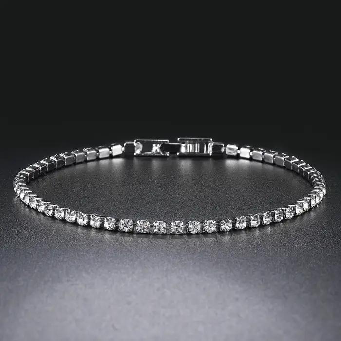 Bracelet de Tennis multicolore pour femmes et hommes