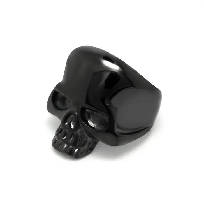 Bague gothique Simple en forme de crâne pour hommes