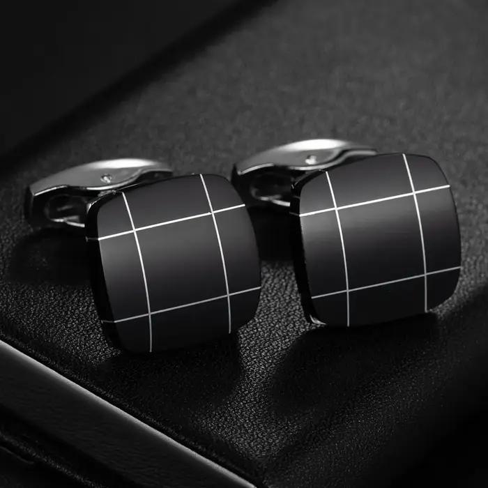 Boutons de manchette ronds pour hommes