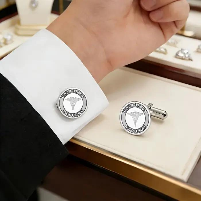 Boutons de manchette personnalisés avec photo pour hommes, boutons de manchette en acier inoxydable,