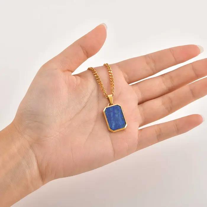 Collier tendance en acier inoxydable pour hommes