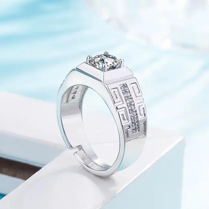 Bagues en argent sterling 925 pour hommes