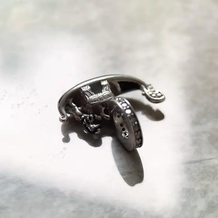 Pendentif à breloque en argent Sterling 925