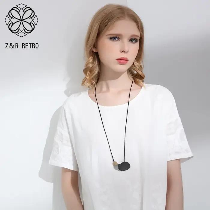Collier long bohème avec chaîne de suspension vintage fait à la main pour femmes, cadeau d'anniversaire, bijou pour occasions spéciales