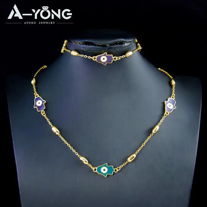 Ensemble collier et bracelet vintage arabe plaqué or 18 carats bijoux pour femmes occasions spéciales turkish coin jewelry