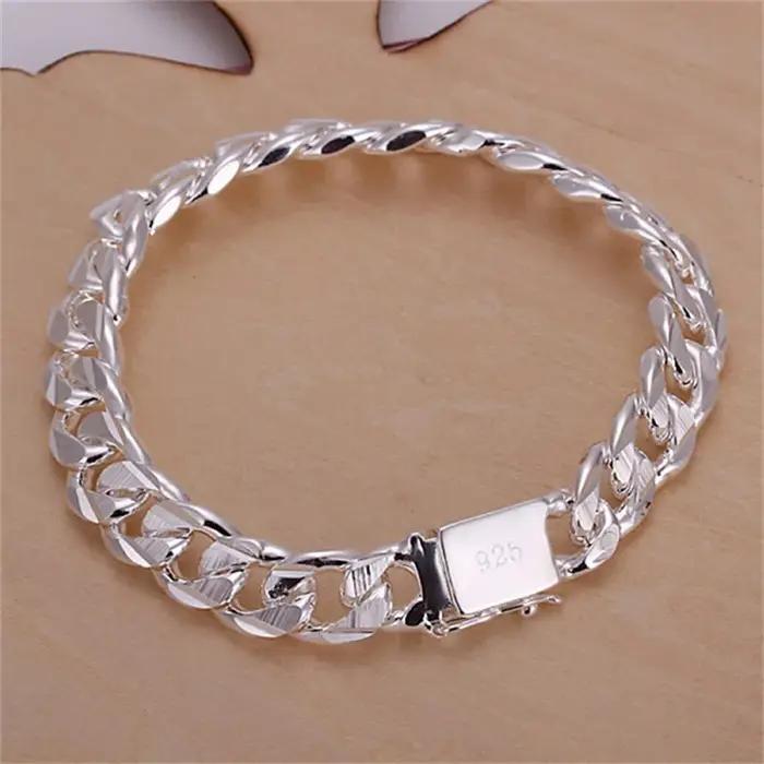 Nouveau bracelet haut de gamme en argent sterling 925 pour femmes et hommes, bijoux à la mode, cadea