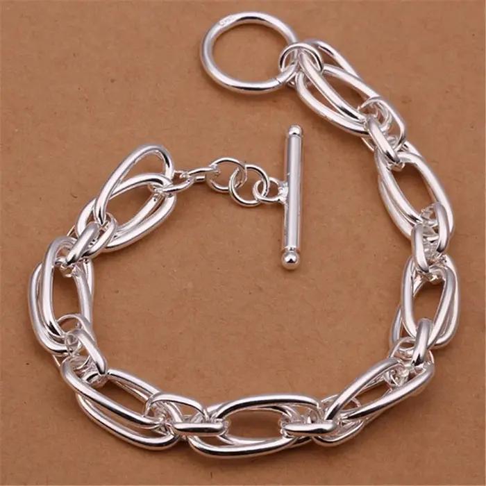 Noble nice for Men Women Chain 925 Sterling Silver Bracelets