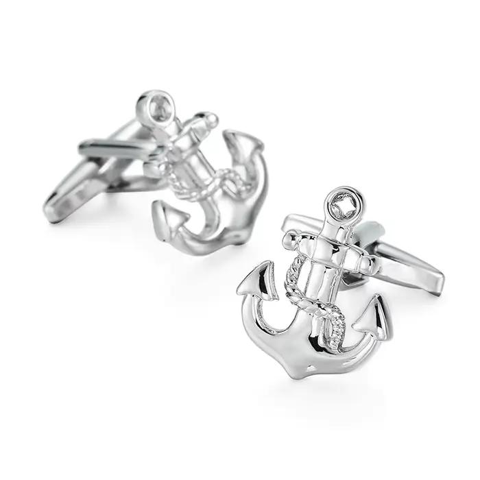 Boutons de manchette de chemise française pour hommes, matériau en cuivre, divertissement, sport, ca