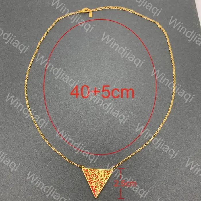Colliers Pendentif Vintage en Acier Inoxydable