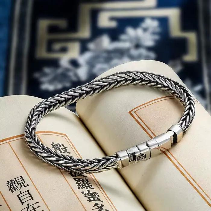 Bracelet de quille de personnalité tissé à la main pour hommes et femmes