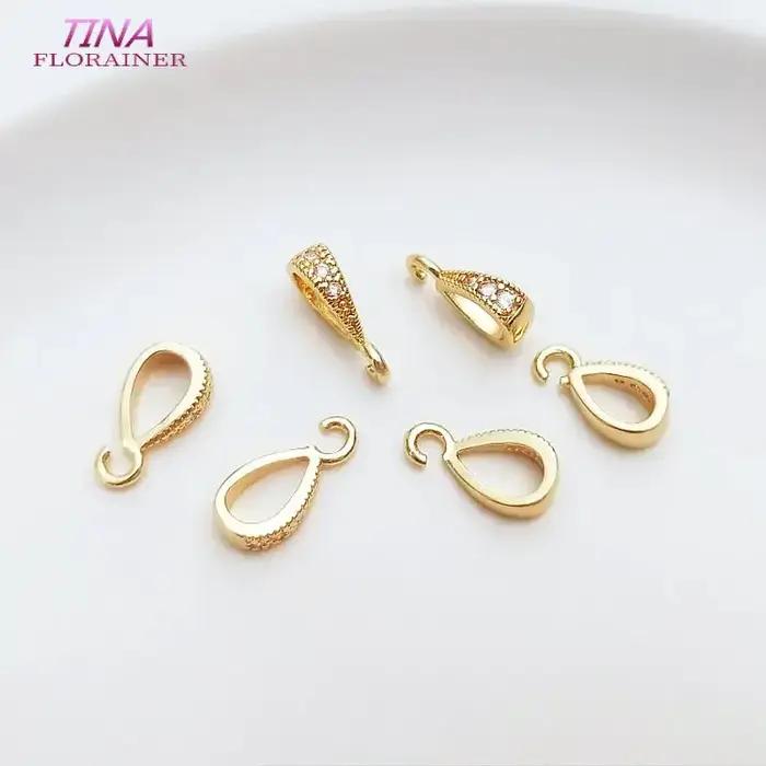 Connecteurs en laiton plaqué or 14 carats pour bijoux de haute qualité à faire soi-même pour femmes occaions spéciales