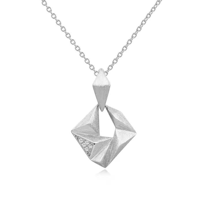 WUIHA – collier avec pendentif en argent Sterling 100% 925, Vintage, couleur VVS1 D, véritable diamant Moissanite GRA, bijoux fins pour mariage et fiançailles
