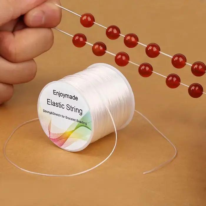 Bracelet élastique cordon extensible perlé pour la fabrication de bijoux à bricoler soi-même
