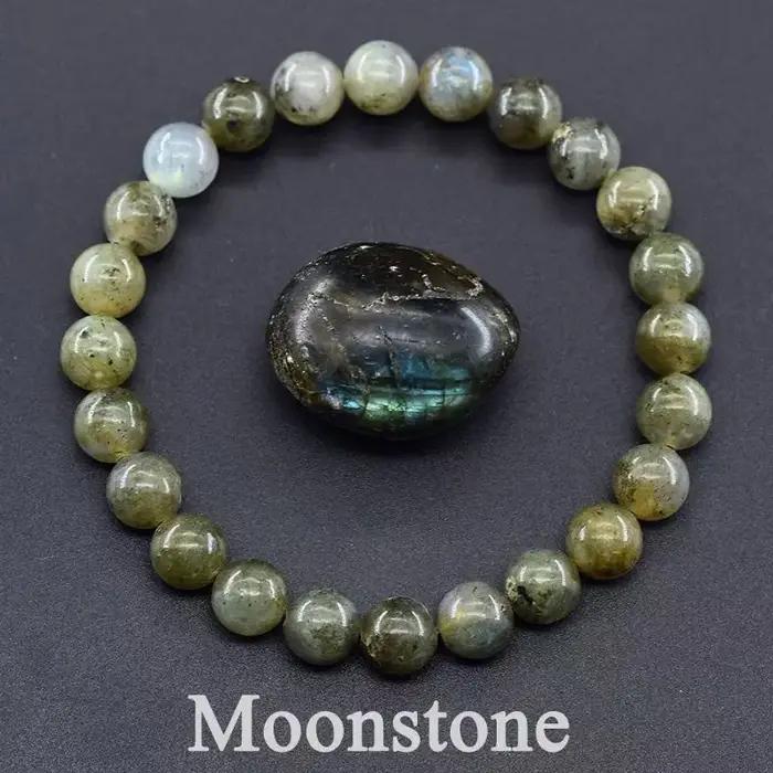 Bracelet Reiki Bleu ATen Perle pour Homme et Femme