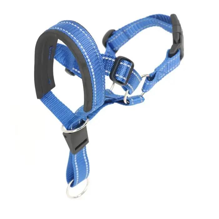 Créatif chien licou Halti formation tête collier doux Leader harnais en Nylon détachable toutes les saisons utile harnais plomb chaud