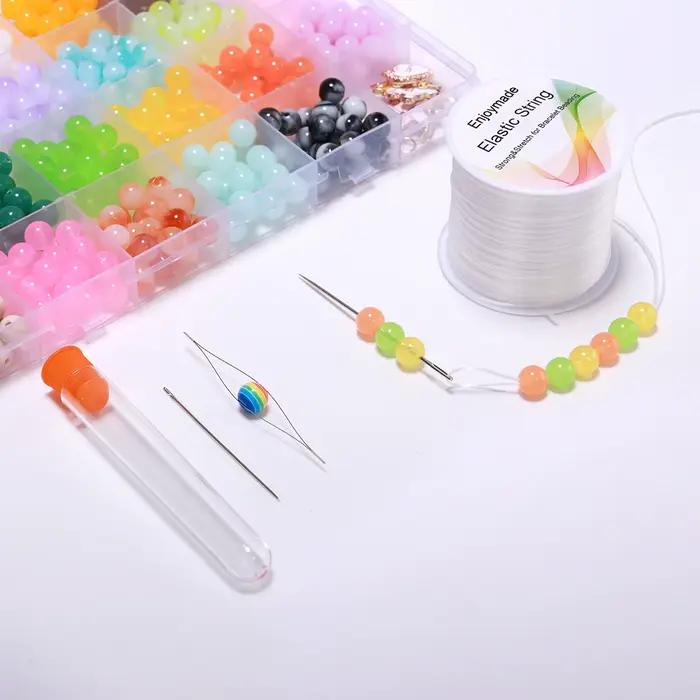 Bracelet élastique cordon extensible perlé pour la fabrication de bijoux à bricoler soi-même