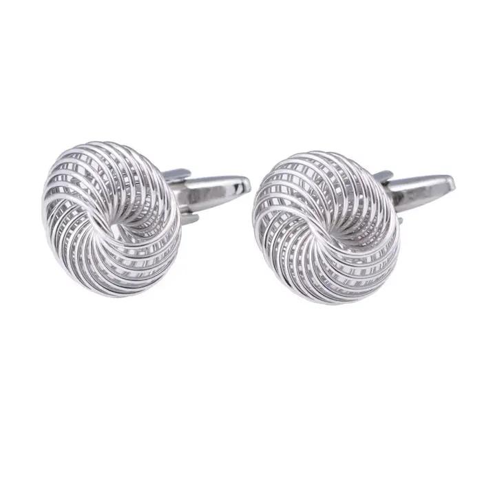 Boutons de manchette au Design ajouré de haute qualité pour hommes et femmes, clous de manches de ch