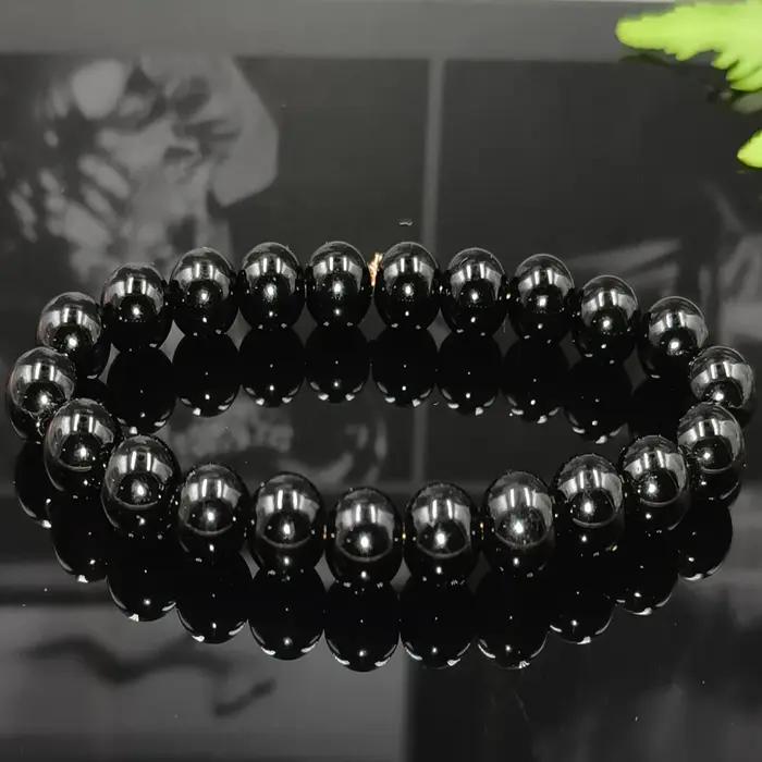 8MM naturel épidote Zoisite pierre perle Bracelet Homme Quartz lave oeil de tigre
