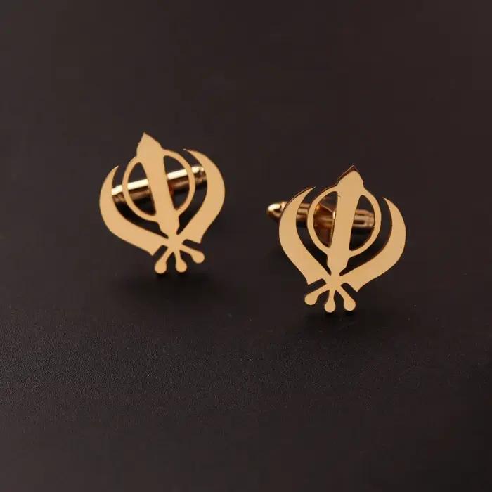 Boutons de manchette Punk Animal en acier inoxydable pour hommes
