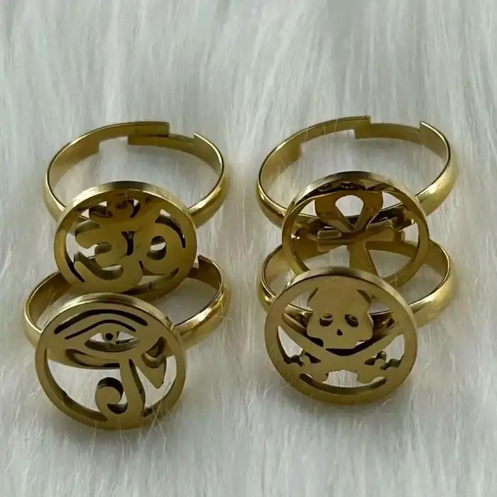 Bague tête de mort pour hommes