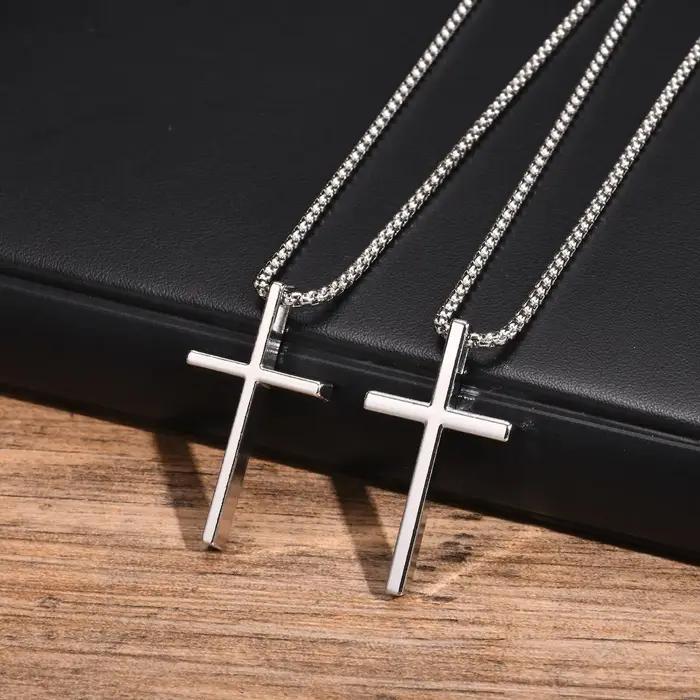 Collier croix pour hommes garçons