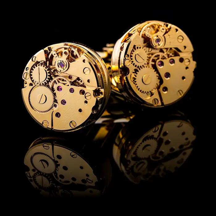 Boutons de manchette élégants en or KFLK pour hommes style moderne cadeaux pour mariages occasions spéciales