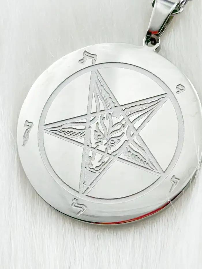 WOUWU HOMMES AZAZEL ABADDON BERLIAL BEELZEBUB LUCIFER SAMAEL SEAL LUCIFER SIGIL MAQUEMENT À REIGER D
