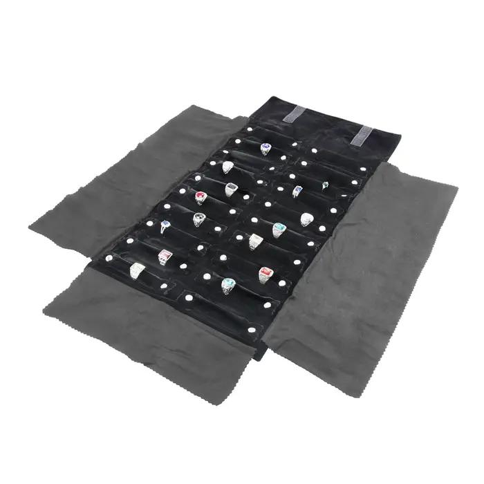 Grand sac en rouleau de bijoux de voyage Portable