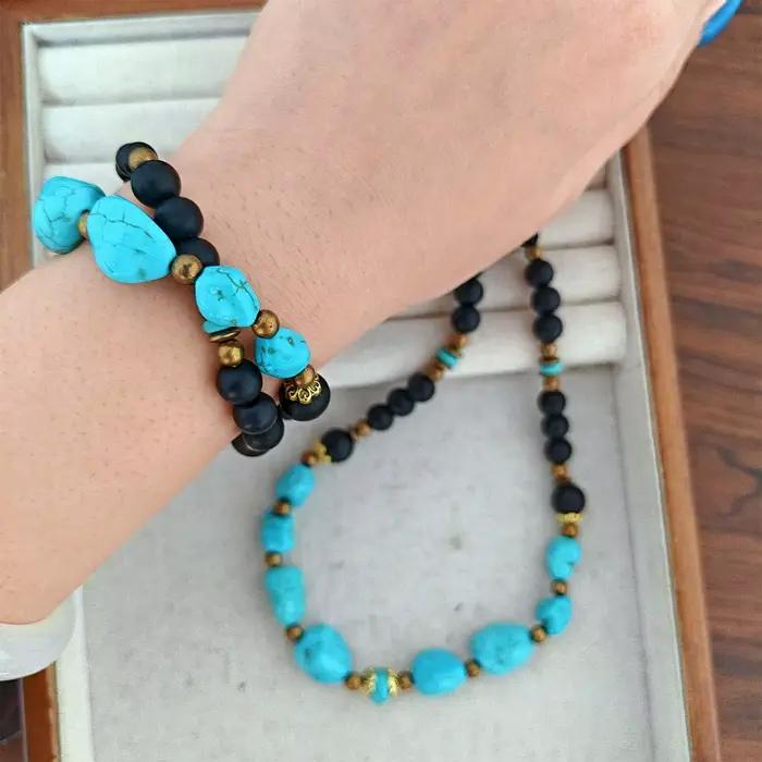 Collier Turquoise pour hommes