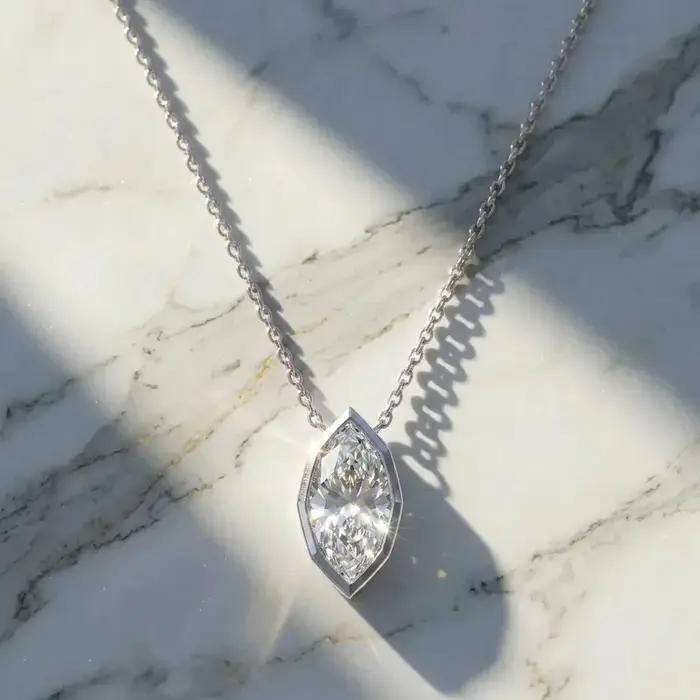 WUIHA – collier avec pendentif en argent Sterling 925