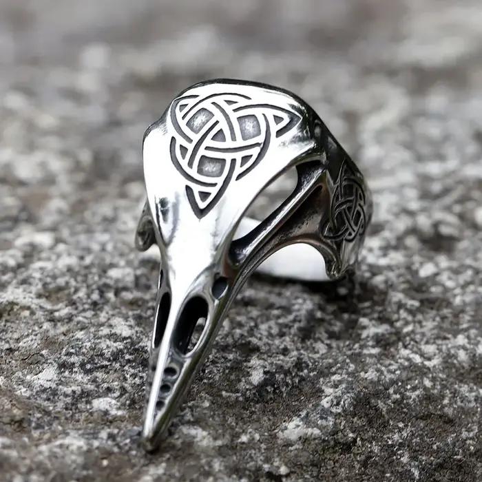 Bague Totem Noeud Celtique Vintage pour Homme