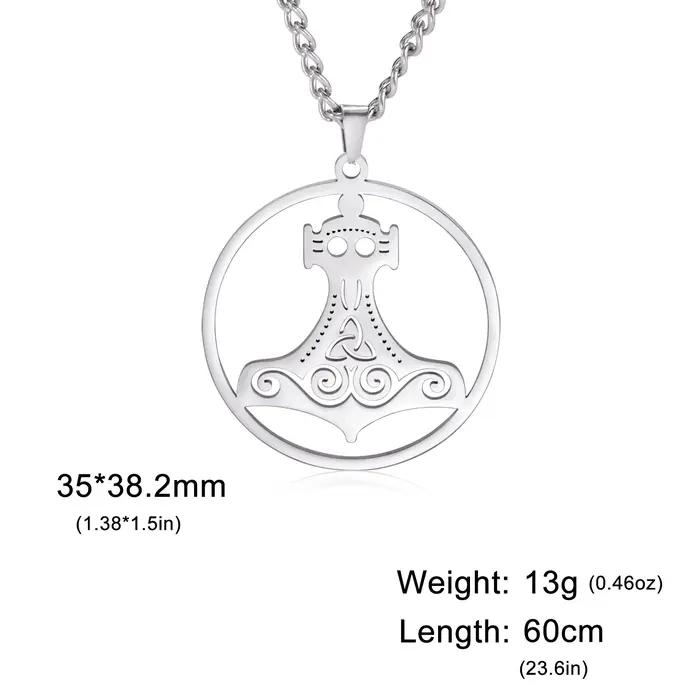 LIKGREAT – collier marteau de Thor pour hommes