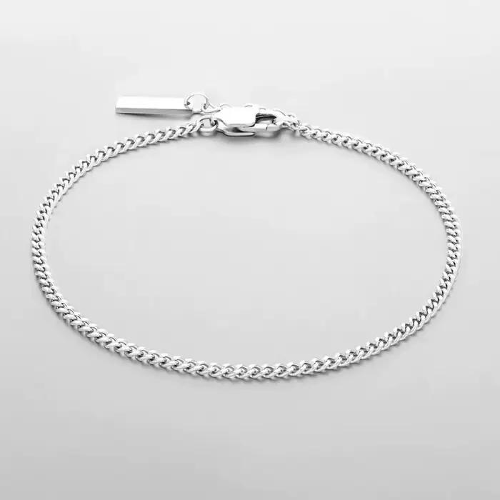 ELANDIS – Bracelet à pendentif carré pour hommes, bijoux personnalisés réglables, tendance, cent avec accessoires simples, vente en gros, nouvelle collection