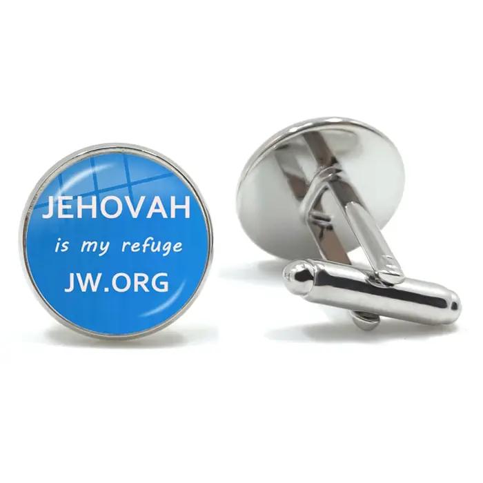 Nouveauté JW.ORG boutons de manchette Steampunk témoins de jéhovah dôme en verre poignets bijoux cad