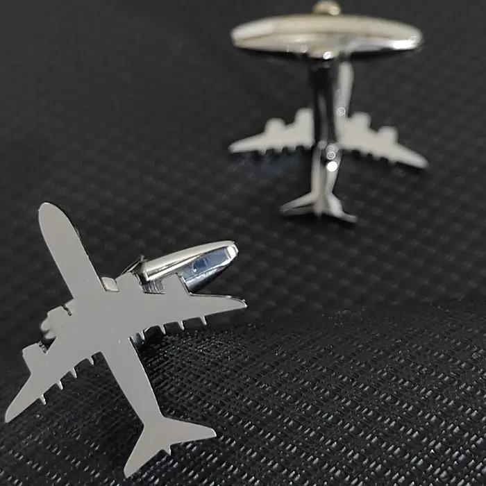 Lèvent de manchette français pour hommes, boutons de chemise trempés, aviation civile fantaisie, bou