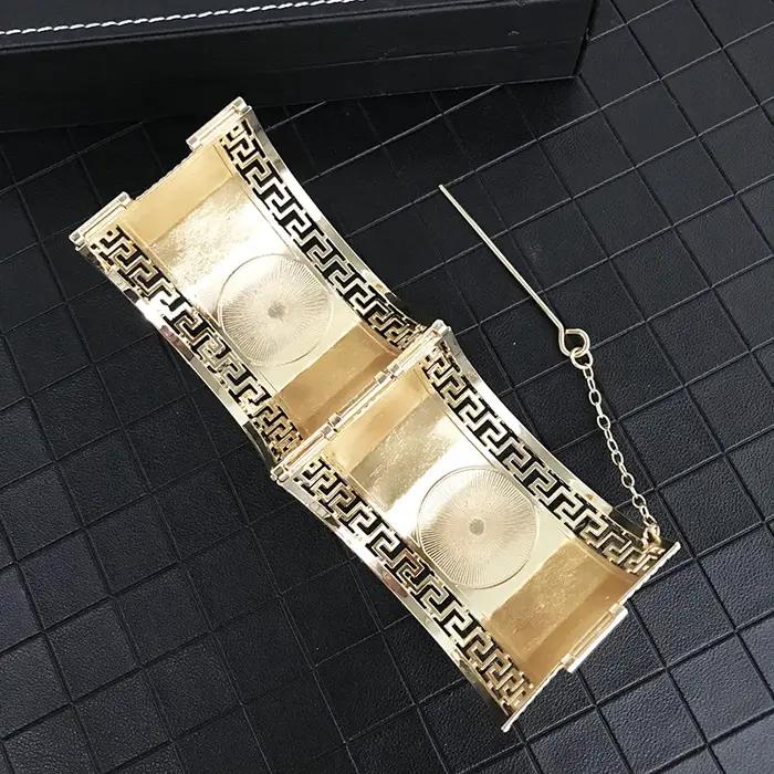 Bracelet en métal vintage français Napoléon pour homme et femme